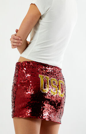 USC Trojans Sequin Mini Skirt image number 3