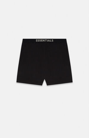Essentials Black Lounge Shorts image number 1