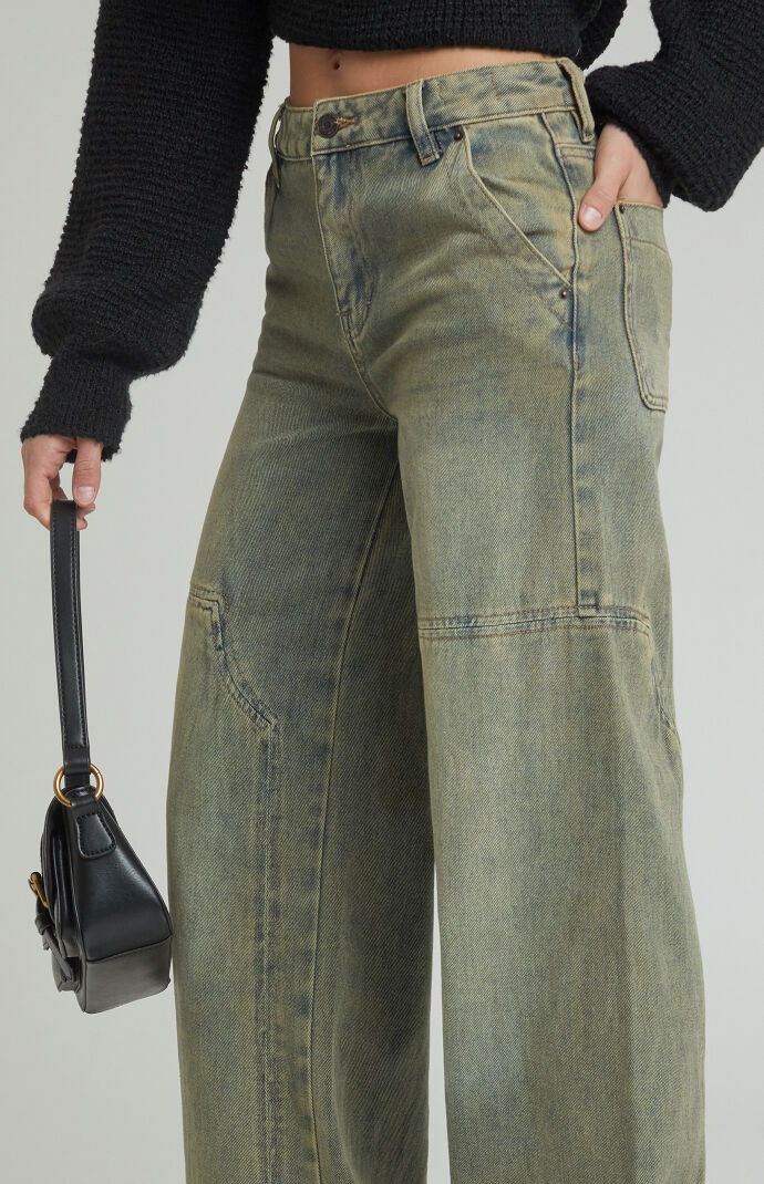 Pacsun Jessie High Waisted Baggy Carpenter Pants | Pacsun
