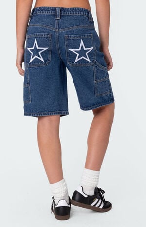 Stargirl Denim Bermuda Shorts image number 4