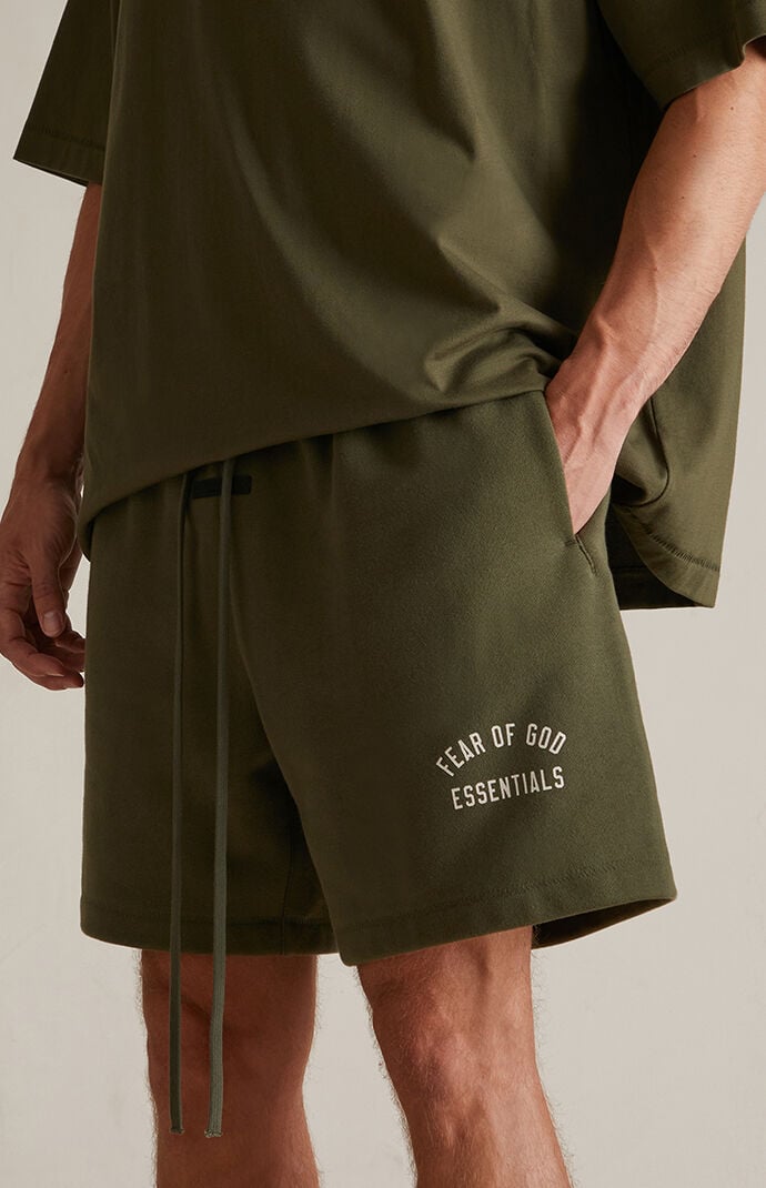 Military Fleece Soccer Sweat Shorts