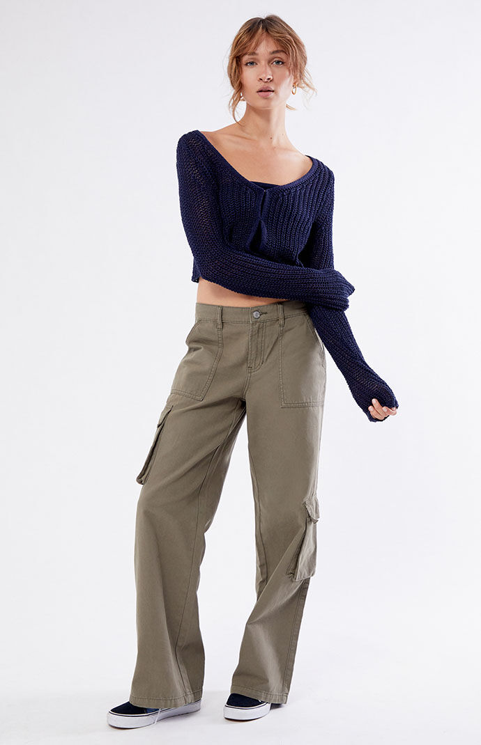 Double V Sweater Tank Top