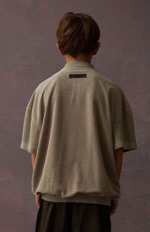 Seal Terry Cloth Short Sleeve Polo Shirt image number 4