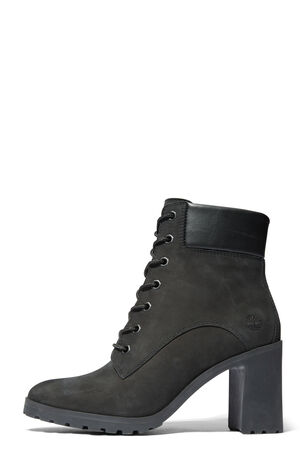 Women's Black Allington Mid Lace-Up Boots image number 9
