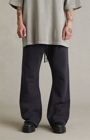 Faded Black Training Classic Flare Sweatpants image number 3
