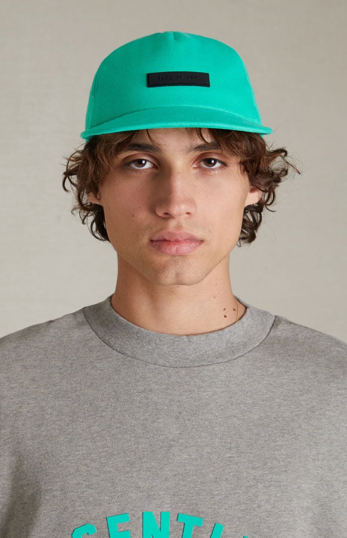 Fear of God ESSENTIALS Mint Leaf Fleece Baseball Hat
