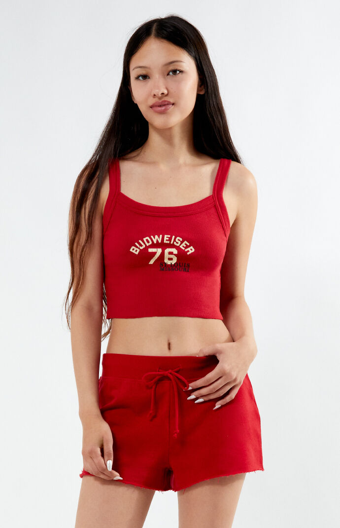 Budweiser By PacSun 76 Camp Mini Sweat Shorts PacSun