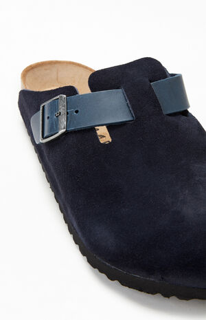 Boston Mixed Leather Clog Midnight image number 6