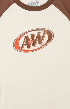 A&W Logo Baby Raglan T-Shirt image number 2
