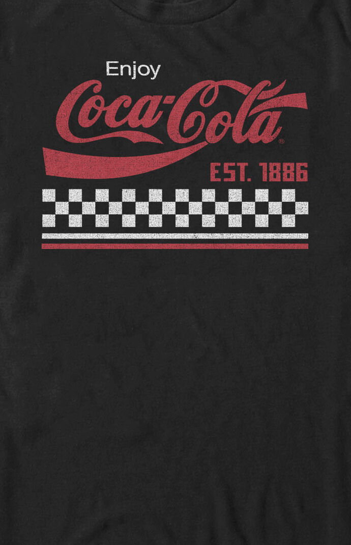 Coke Checker Stripe T-Shirt