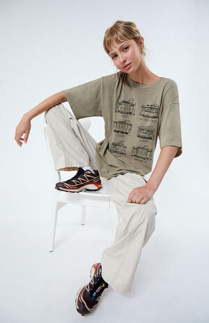 Cable Cars of the World Oversized T-Shirt image number 1