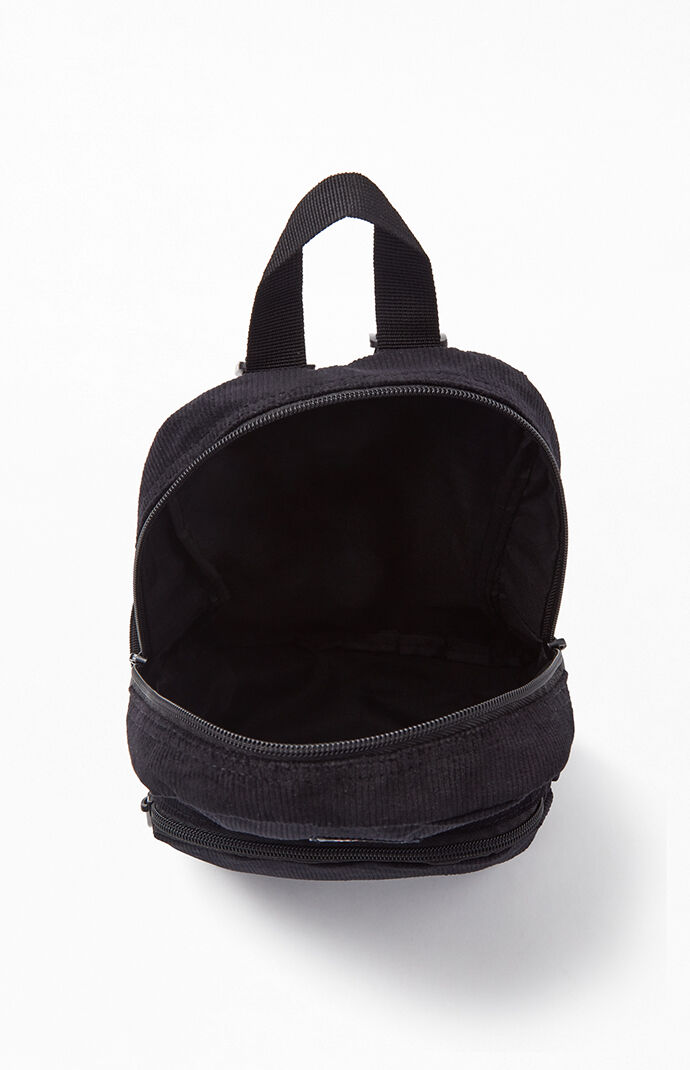 dickies black corduroy mini backpack