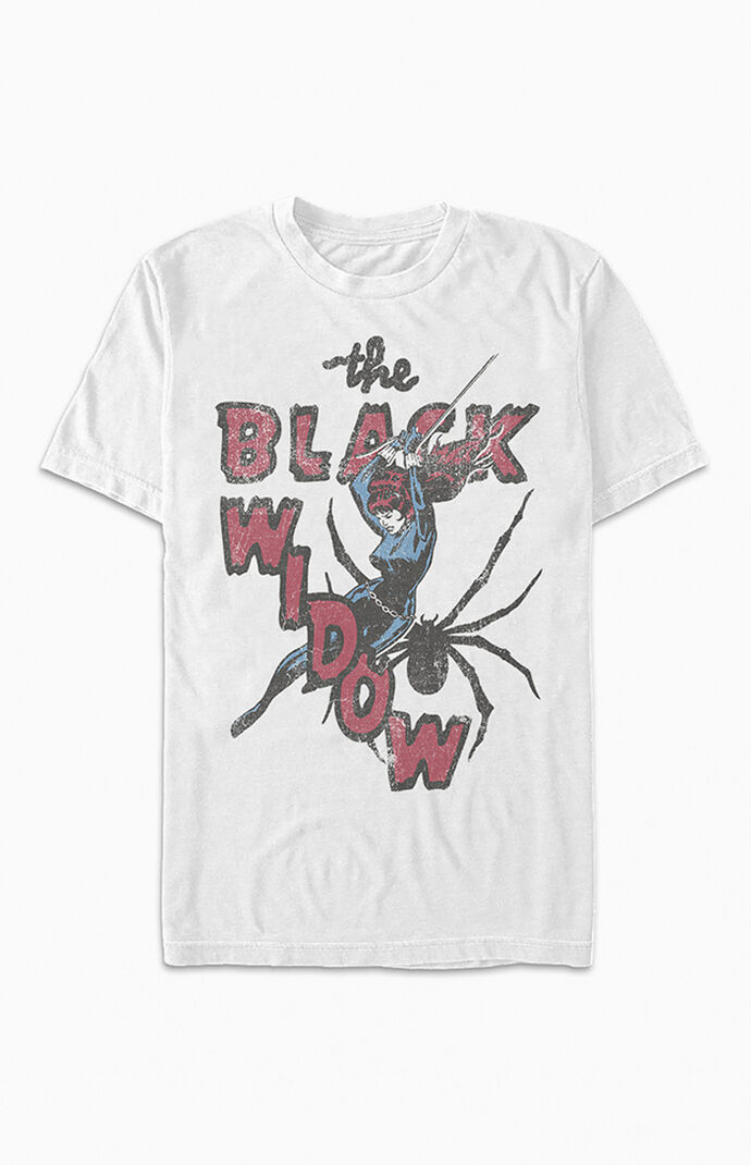 Thrifted Black Widow T-Shirt