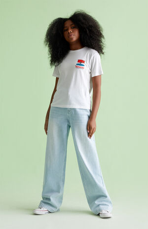 Light Indigo Baggy Jeans image number 2