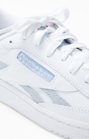 Women's White Red Navy Club C Revenge Sneakers image number 6