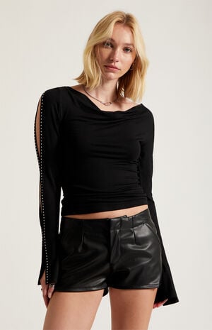 Ember Cutout Long Sleeve Top image number 3