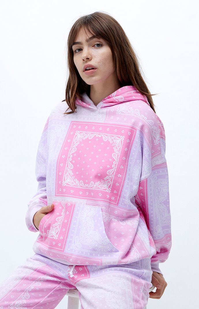 PacSun Colorblock Bandana Vintage Hoodie PacSun