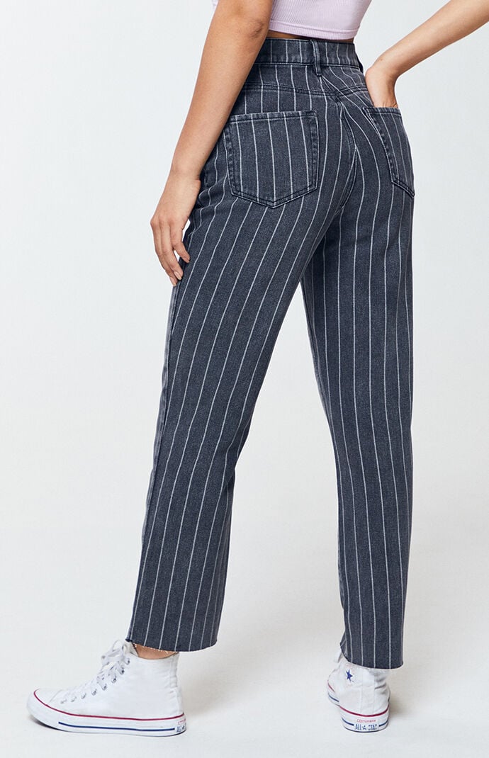 PacSun Black Washed Pinstripe High 