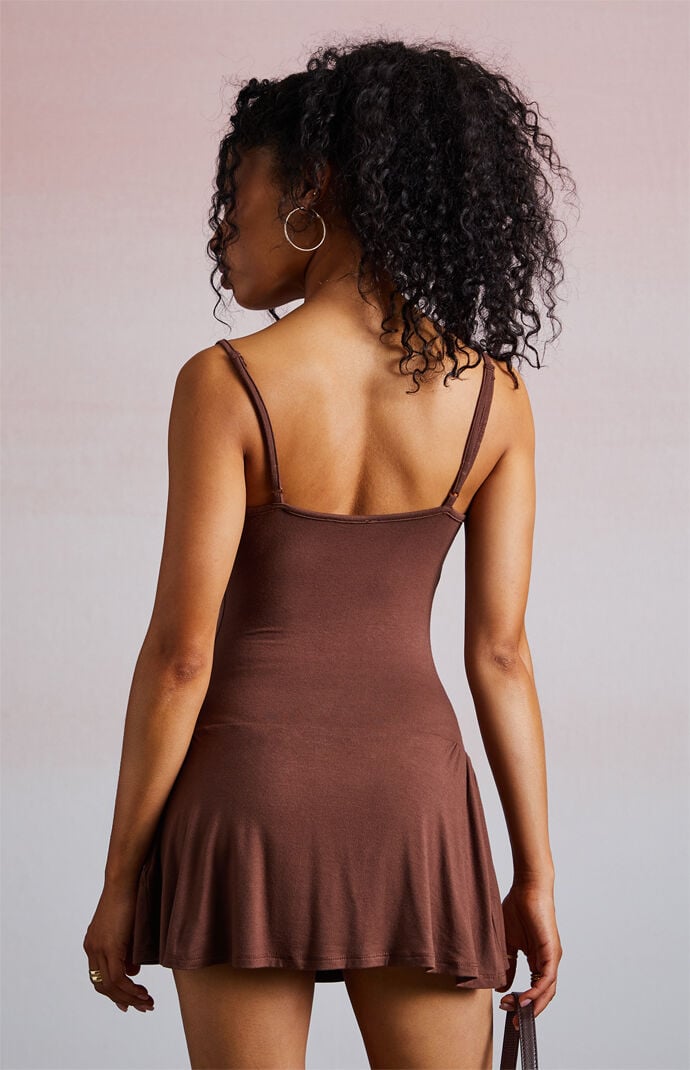 Third Charm Luna Draped Knit Mini Dress | PacSun