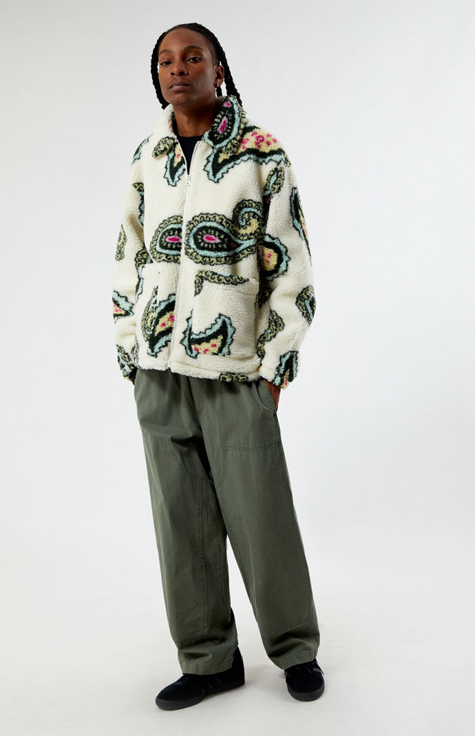 Obey Paisley Sherpa Jacket | Pacsun