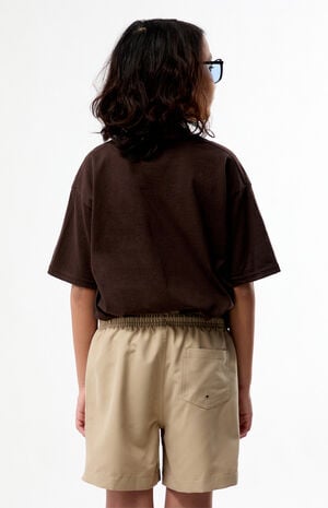 Tan&nbsp;4.5" Swim Trunks image number 2