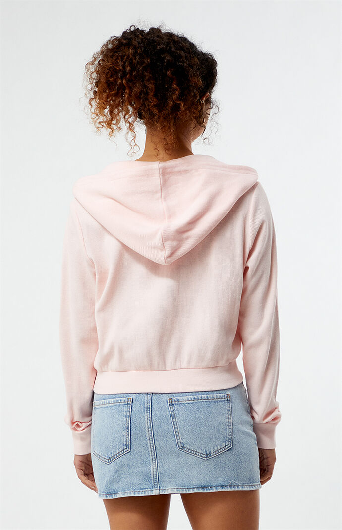 Pacsun Waffle Knit Full Zip Hoodie | PacSun