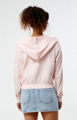 Waffle Knit Full Zip Hoodie image number 3