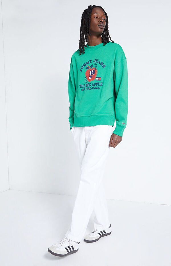 Tommy Jeans Homegrown Apple Crew Neck Sweatshirt | PacSun