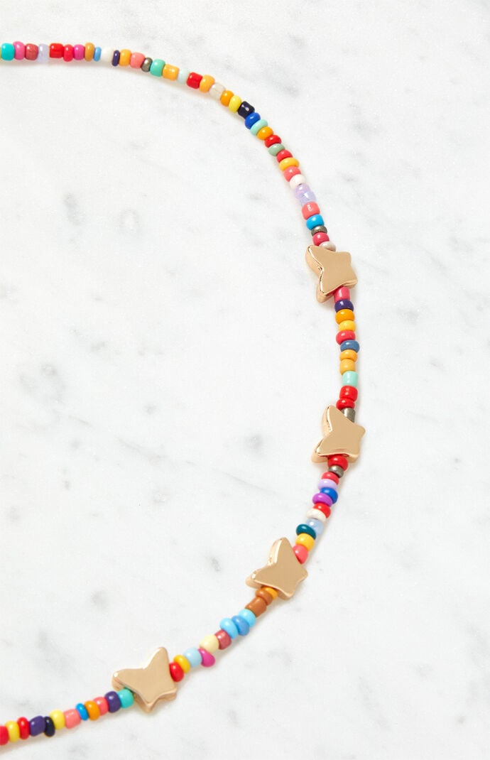 Beaded Butterfly Necklace