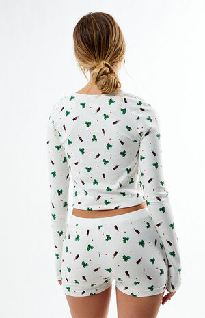 By PacSun Holiday Mini Brief Shorts image number 4