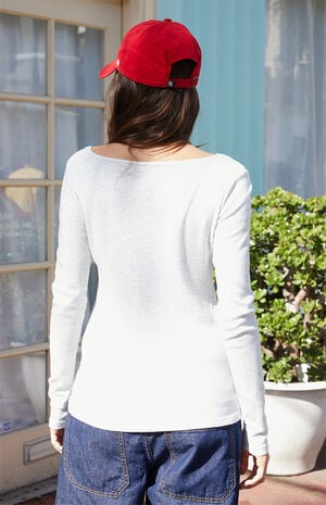 Silver Catalina Long Sleeve Top image number 4