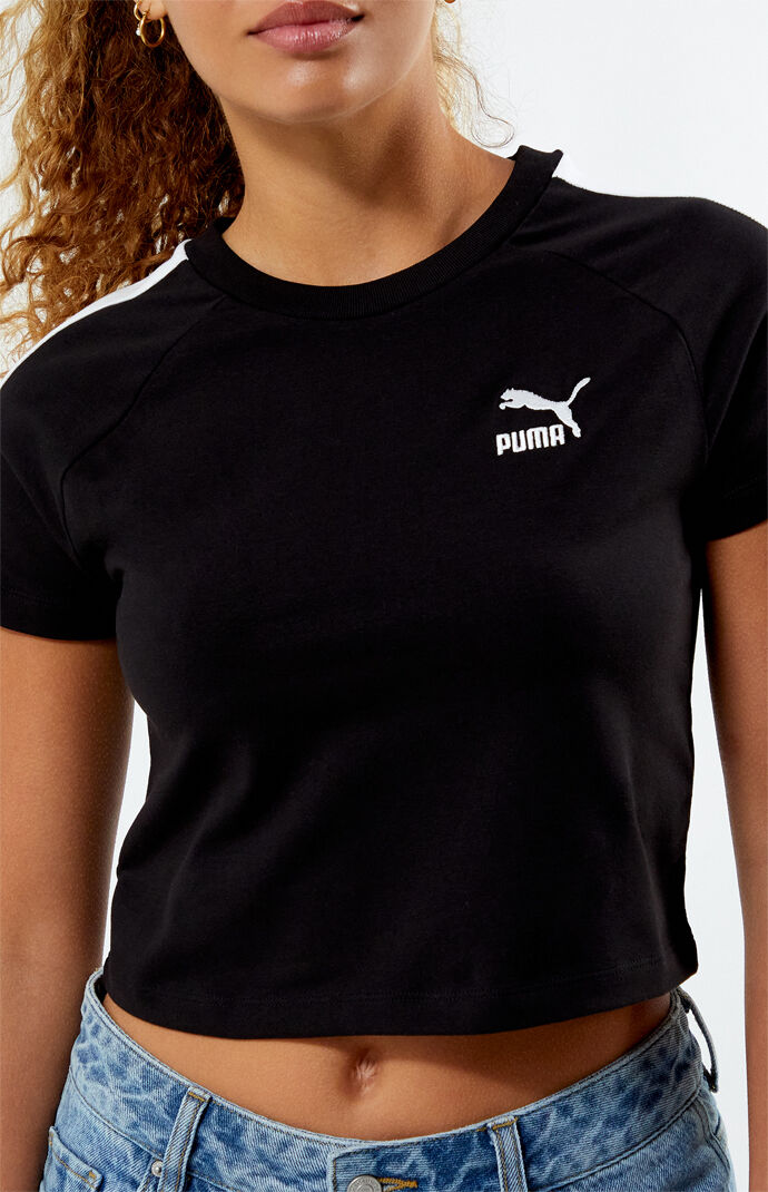 Puma Black Iconic T7 Baby T-Shirt | PacSun