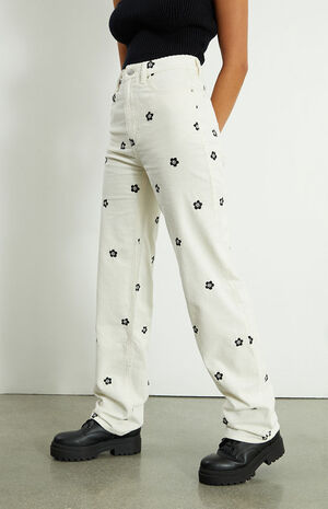 Happy Daisy Corduroy&nbsp;Boyfriend Jeans image number 3