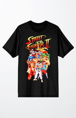 Street Fighter II Anime Character T-Shirt Street Fighter II Anime Character T-Shirt image number null