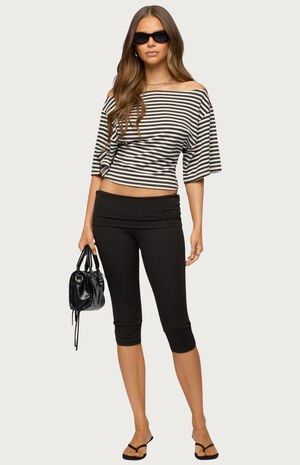 Jadan Striped Off Shoulder Top image number 5