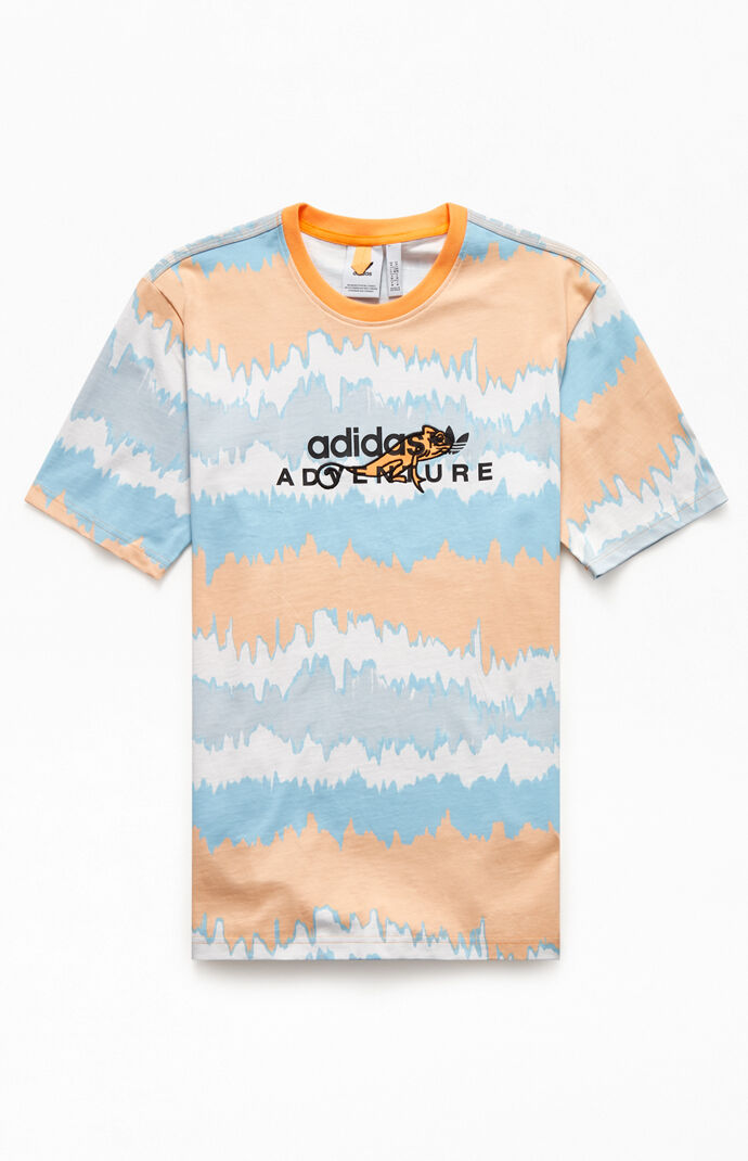 adidas orange t shirt