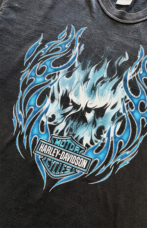 Upcycled Yeagers Harley Davidson T-Shirt image number 3