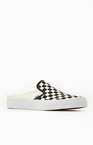 Checkerboard Slip-On Mules image number 1