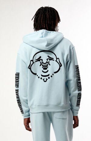 Buddha Face Full Zip Hoodie image number 2