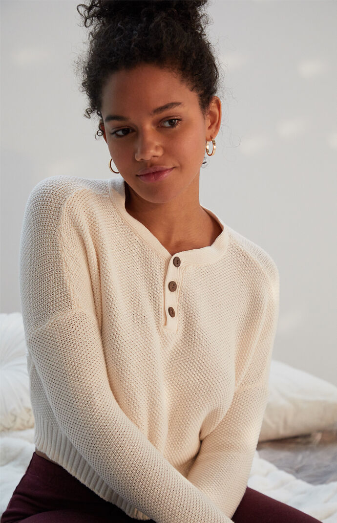 Henley Dolman Sweater