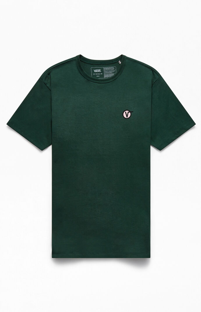 Olive Off The Wall Circle V T-Shirt