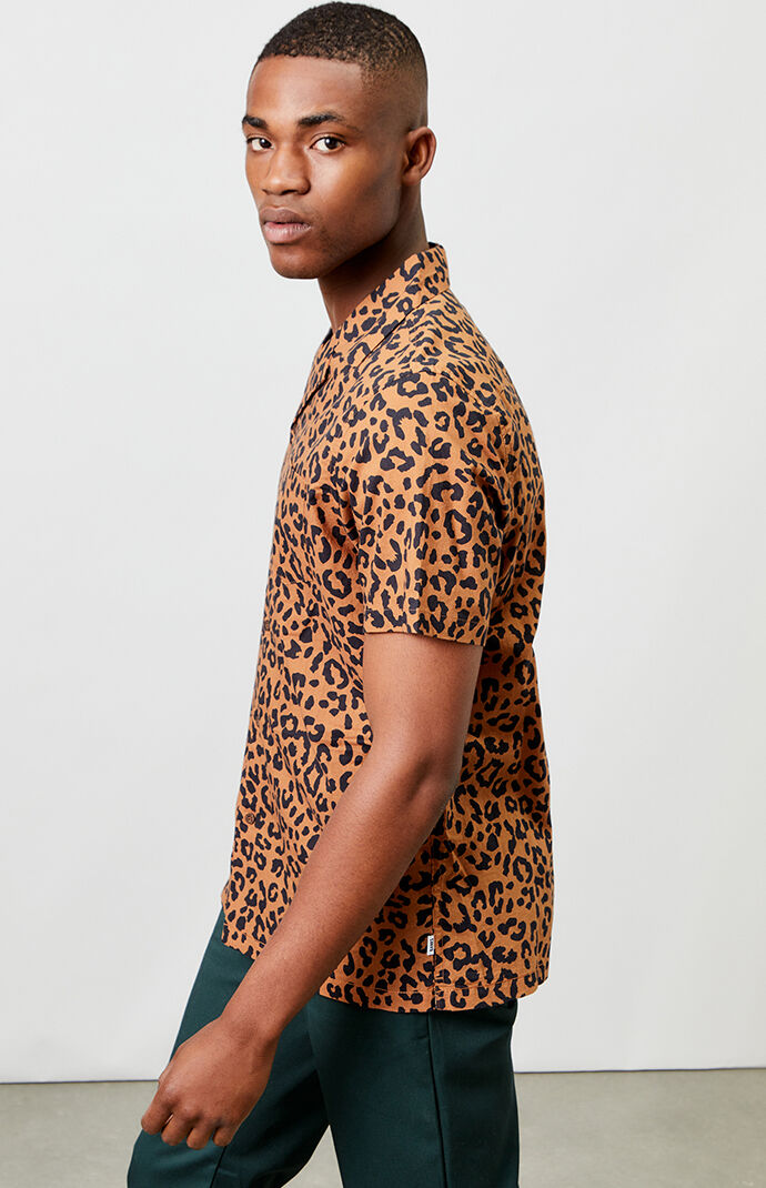 Wilder Animal Short Sleeve Button Up Shirt