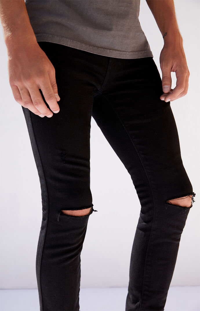 Black Ripped Skinniest Jeans