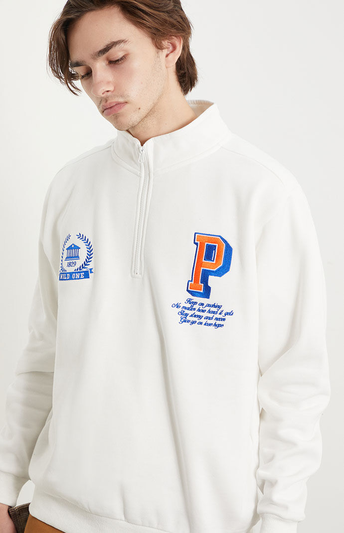 PacSun Wild One 1 2 Zip Pullover Sweatshirt PacSun