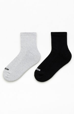 2-Pack Quarter Crew Socks image number 2