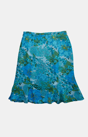 Blue 2000s Y2K Midi Skirt image number 2