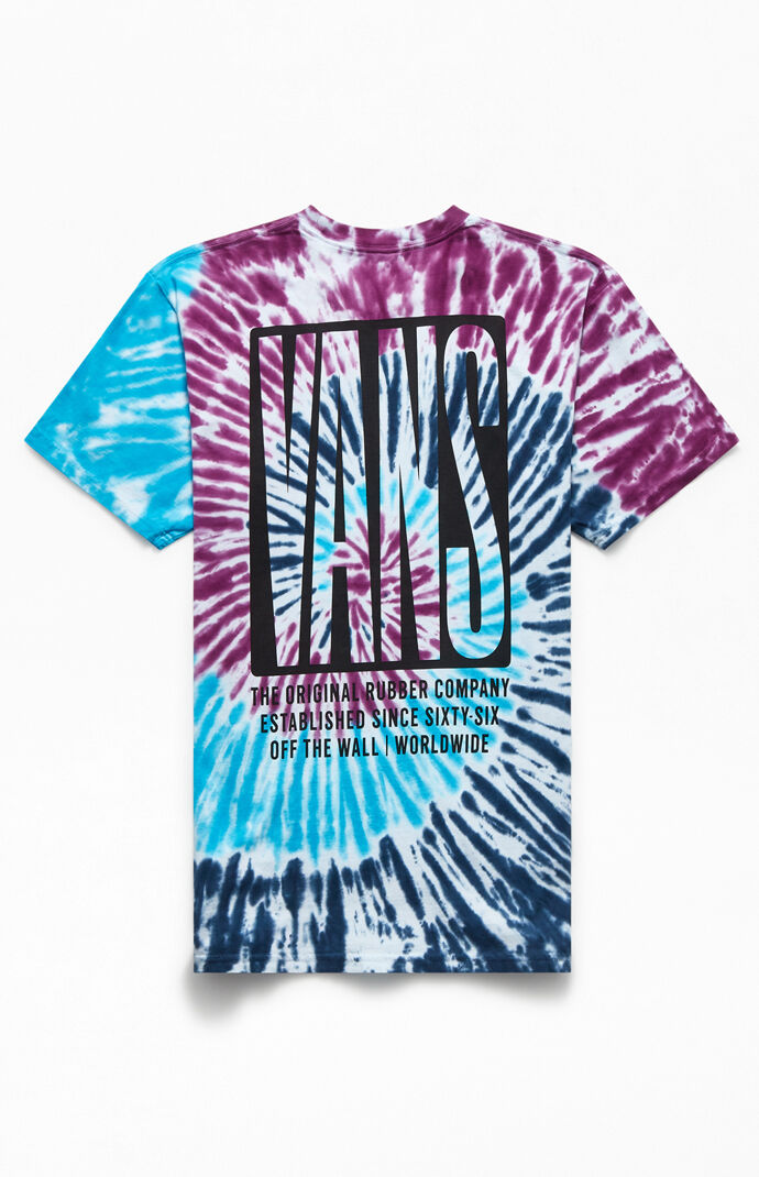 vans tie dye shirt mens