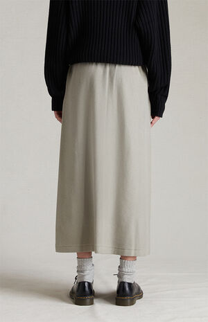 Women's Seal Reverse Fleece Long Skirt image number 6