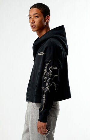 Obscura Cropped Full Zip Hoodie image number 3