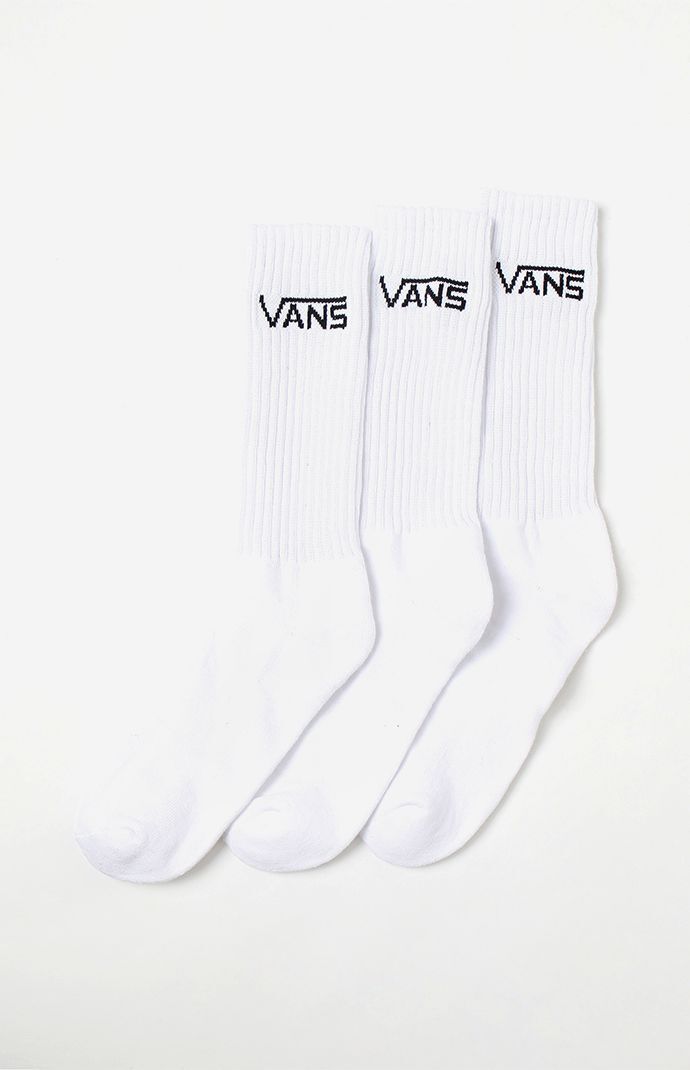 white socks with white vans